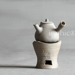 INPHIC-朝陽款 玉書煨套裝 白泥爐 陶壺 煮茶 功夫茶具 TC