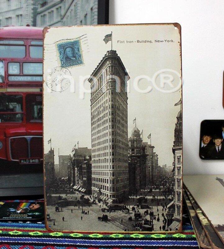 INPHIC-鐵皮畫 手繪裝飾畫 酒吧咖啡廳 大都會系列