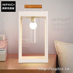 INPHIC-檯燈白色床頭方形現代北歐簡約客廳臥室新中式