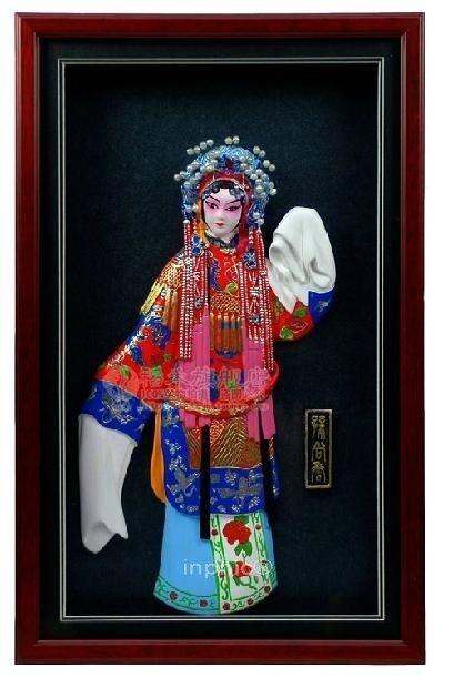 INPHIC-孫尚香 創意浮雕相框式工藝品家居牆壁裝飾掛件 節日出國