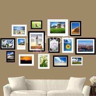 INPHIC-框畫實木家居簡約風格 15框相架牆 相片牆 相框 照片組合