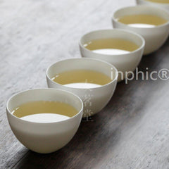 INPHIC-六入 無由 瑩白 月杯 薄胎 白瓷 品茗杯 功夫茶具