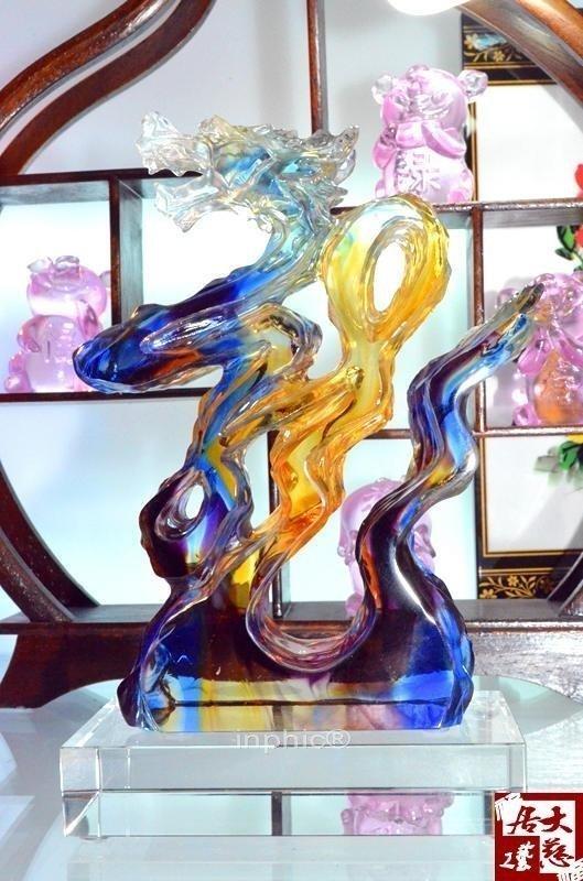 INPHIC-琉璃擺件吉祥家居平安裝飾 天下第一龍行天下