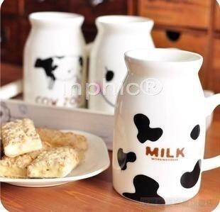 INPHIC-牛奶杯 創意奶牛杯情侶杯咖啡杯 陶瓷杯子點心杯牛奶杯 日系陶瓷
