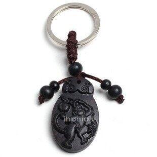 INPHIC-宗教 十二生肖 開光護身符 鑰匙圈扣 避邪雷擊棗木 申猴