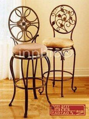 INPHIC-歐式田園鐵藝 吧臺椅 前臺椅 椅子 餐椅 高腳椅子 酒吧椅