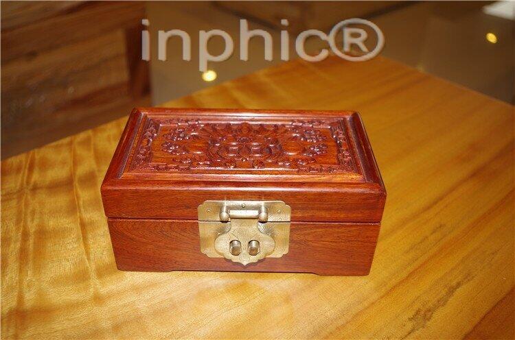 INPHIC-緬花首飾盒仿古首飾盒紅木首飾盒首飾盒木質紅木飾品盒嫁妝