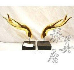 INPHIC-東南亞風格 泰式木雕藝品 擺飾 家居裝飾品金色佛手蘭花指