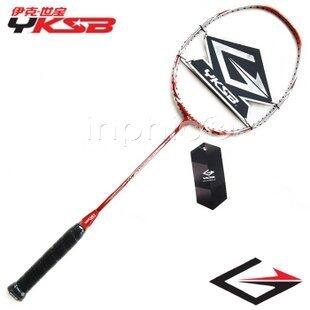 INPHIC-羽毛球拍 6513全CARBON羽拍 羽球拍紅色羽拍