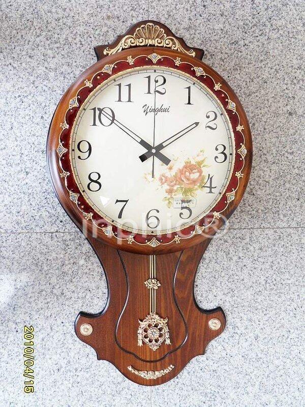 INPHIC-大型實木掛鐘 大款客廳掛鐘 歐式掛鐘 復古掛鐘 靜音掛鐘實木鐘