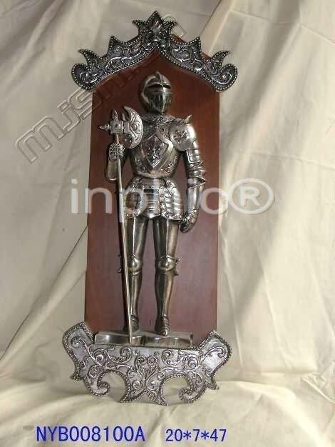 INPHIC-歐式客廳裝飾擺飾傢俱飾品泰國家居裝甲武士掛板