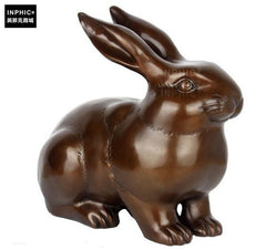 INPHIC-開運 開光純銅兔子工藝品擺件家居裝飾品銅兔子
