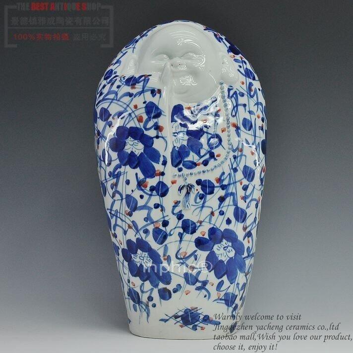 INPHIC-景韻景德鎮陶瓷器 高檔雕塑人物瓷 《平安佛頭》擺飾 家居