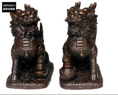 INPHIC-開運 開光純銅麒麟辦公室財富麒麟裝飾品家居客廳招財麒麟