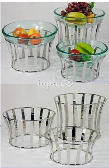 INPHIC-方形圓形條形食品展示座布菲架配玻璃盤自助餐酒店餐飲用品