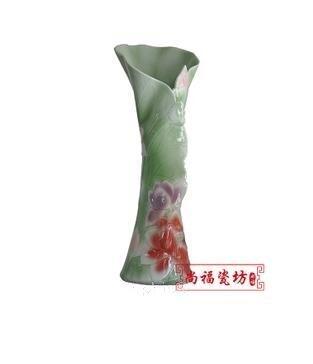 INPHIC-歐式 簡約現代 琺瑯彩 陶瓷器 景德鎮 工藝品 插鮮花 富貴竹花瓶