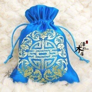 INPHIC-宗教 精美文玩錦袋高檔佛珠錦囊絲綢緞小布袋喜糖袋茶葉包綢緞袋