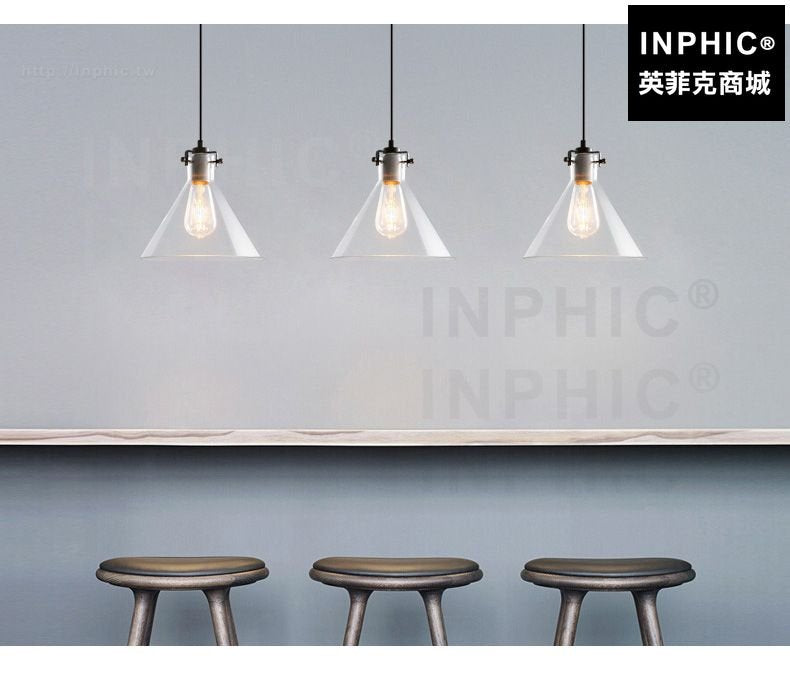 INPHIC-燈罩玻璃北歐吊燈餐廳簡約現代吧臺