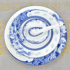 INPHIC-景德鎮 56頭高檔骨瓷餐具套裝 圓款 釉中 龍騰雲海 釉中骨瓷