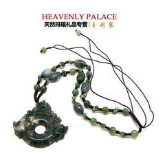 INPHIC-水晶水草瑪瑙項鏈毛衣鏈 貔貅平安扣吊墜 本命年