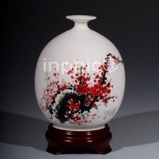 INPHIC-19CM 嫦月瓶 生日 釉下五彩