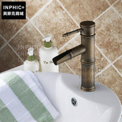 INPHIC-仿古龍頭 歐式全銅 臉盆冷熱水龍頭 單孔