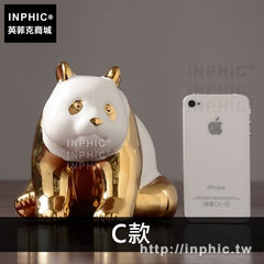 INPHIC-客廳擺設北歐辦公室電視櫃現代家居裝飾品熊貓擺件-C款