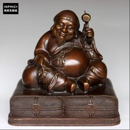 INPHIC-佛像 開光純銅大黑天財神辦公室家居招財財神像大黑天工藝