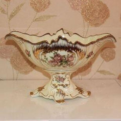 INPHIC-歐式奢華象牙瓷果盤陶瓷家居裝飾擺飾 歐式宮廷復古水果盤