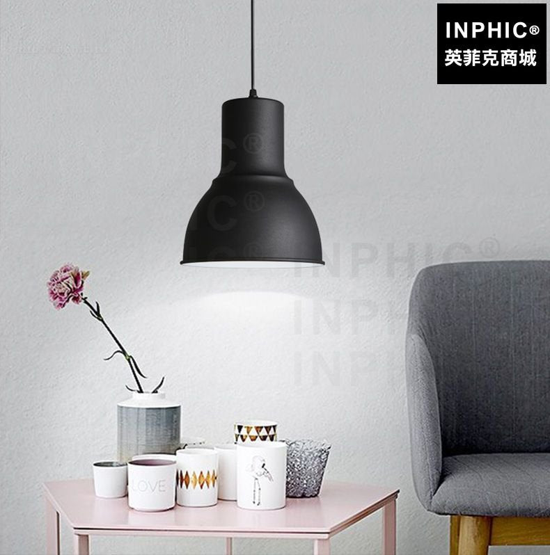 INPHIC-現代簡約餐廳臥室玄關吊燈燈具走廊復古黑色北歐