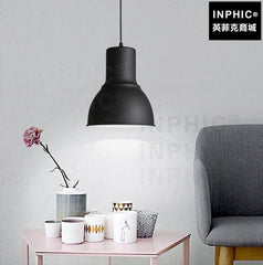 INPHIC-現代簡約餐廳臥室玄關吊燈燈具走廊復古黑色北歐