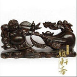 INPHIC-越南紅木工藝品擺飾 彌勒佛 大款40cm 如意布袋拖財佛