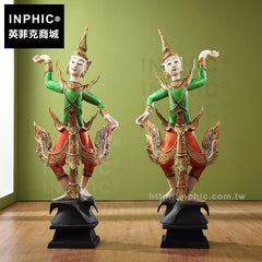 INPHIC-東南亞會所別墅裝飾落地大擺飾擺設品泰國酒店泰佛迎賓