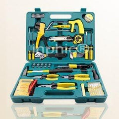 INPHIC-54件套迷你電訊工具組套帶電烙鐵工具箱五金工具