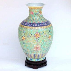 INPHIC-ZF-C012 景德鎮 宮延御用全手繪粉彩陶瓷花瓶 復古擺飾 裝飾