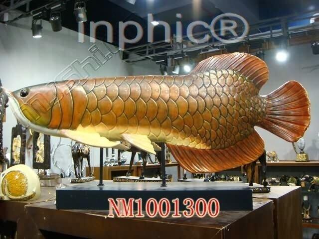 INPHIC-歐式客廳裝飾擺飾傢俱飾品泰國田園家居金龍魚擺飾