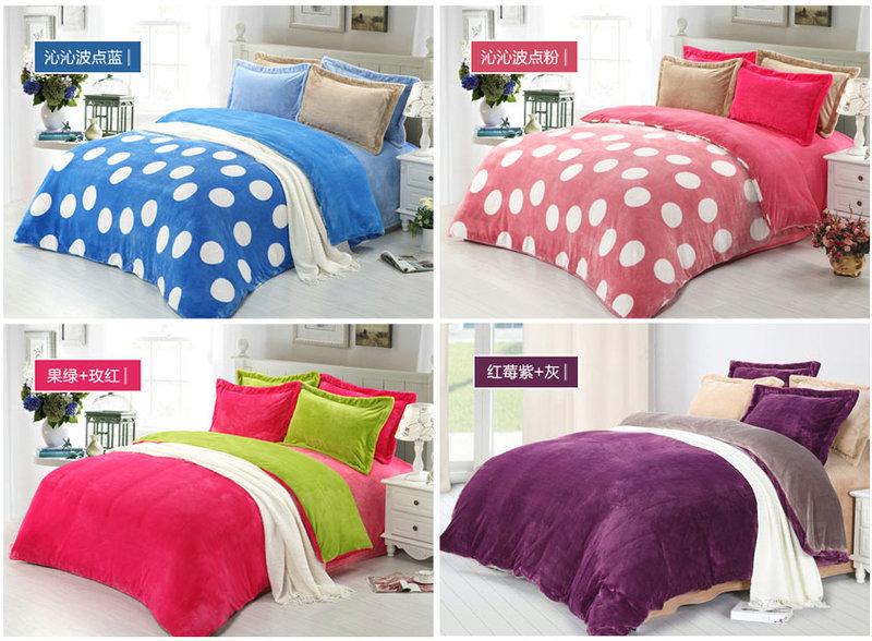 INPHIC-外銷高級法蘭絨被套 雙色雙面毛毯