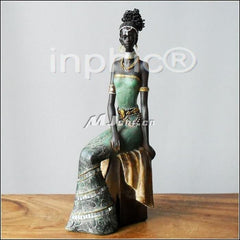 INPHIC-歐式客廳裝飾擺飾傢俱飾品泰國家居坐姿黑人