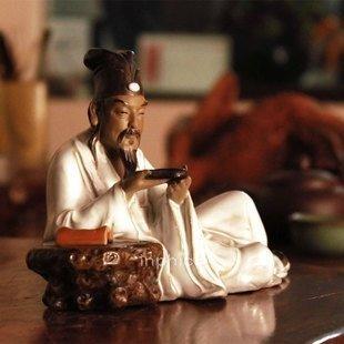 INPHIC-東坡觀硯石灣人物陶瓷工藝品擺飾公仔客廳書房擺設家居飾
