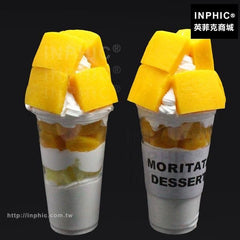 INPHIC-假菜模型仿真芒果杯模型食品模型水果杯展示訂製霜淇淋模型