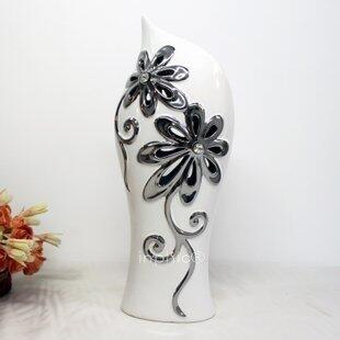 INPHIC-擺飾家居飾品 陶瓷花瓶 鑲鑽 電鍍 現代花瓶 花瓶現代時尚