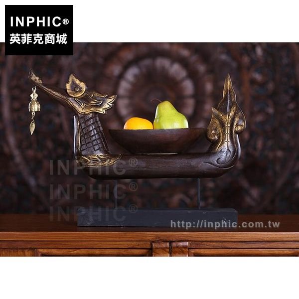 INPHIC-龍船桌面工藝品泰式東南亞擺設工藝雕刻擺飾裝飾品
