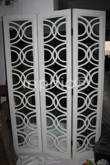 INPHIC-鄉村田園風格特色木質工藝 帶鏡面3扇屏風 折屏