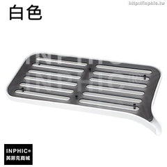 INPHIC-廚房瓜果蔬菜瀝水籃塑膠碗筷擺放置物架多功能單層收納架-白色