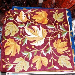 INPHIC-手工刺繡靠墊坐墊套掛毯印巴風格家居飯店餐廳裝飾