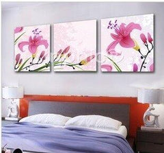 INPHIC-三聯無框畫公寓客廳餐廳臥室裝飾畫牆畫壁畫現代簡約田園美術花朵