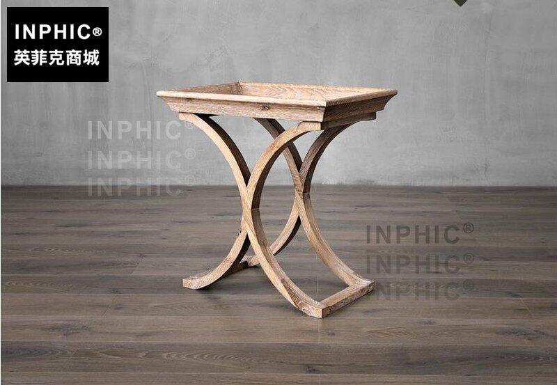 INPHIC-法式復古雕花電話幾 歐美式鄉村風客廳沙發邊桌角櫃架