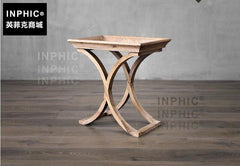 INPHIC-法式復古雕花電話幾 歐美式鄉村風客廳沙發邊桌角櫃架