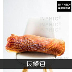 INPHIC-拍照道具仿真3D食物抱枕麵包抱枕毛絨靠墊-長條包