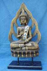 INPHIC-東南亞風格 佛像 泰國泰式風情 家居飾品 工藝擺飾 樹脂 蓮葉坐佛